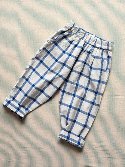 NEW Windowpane Checks Kurma Kids Trousers