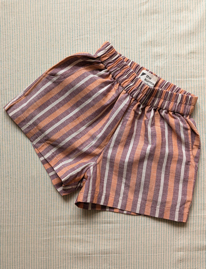 NEW Terracotta Stripes Kurma Kids Shorts