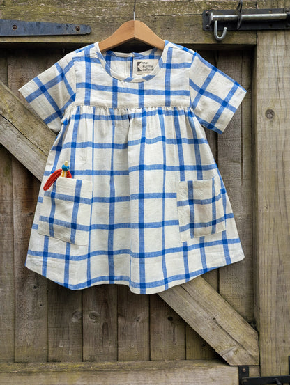 Windowpane Checks Kurma Kids Dresses