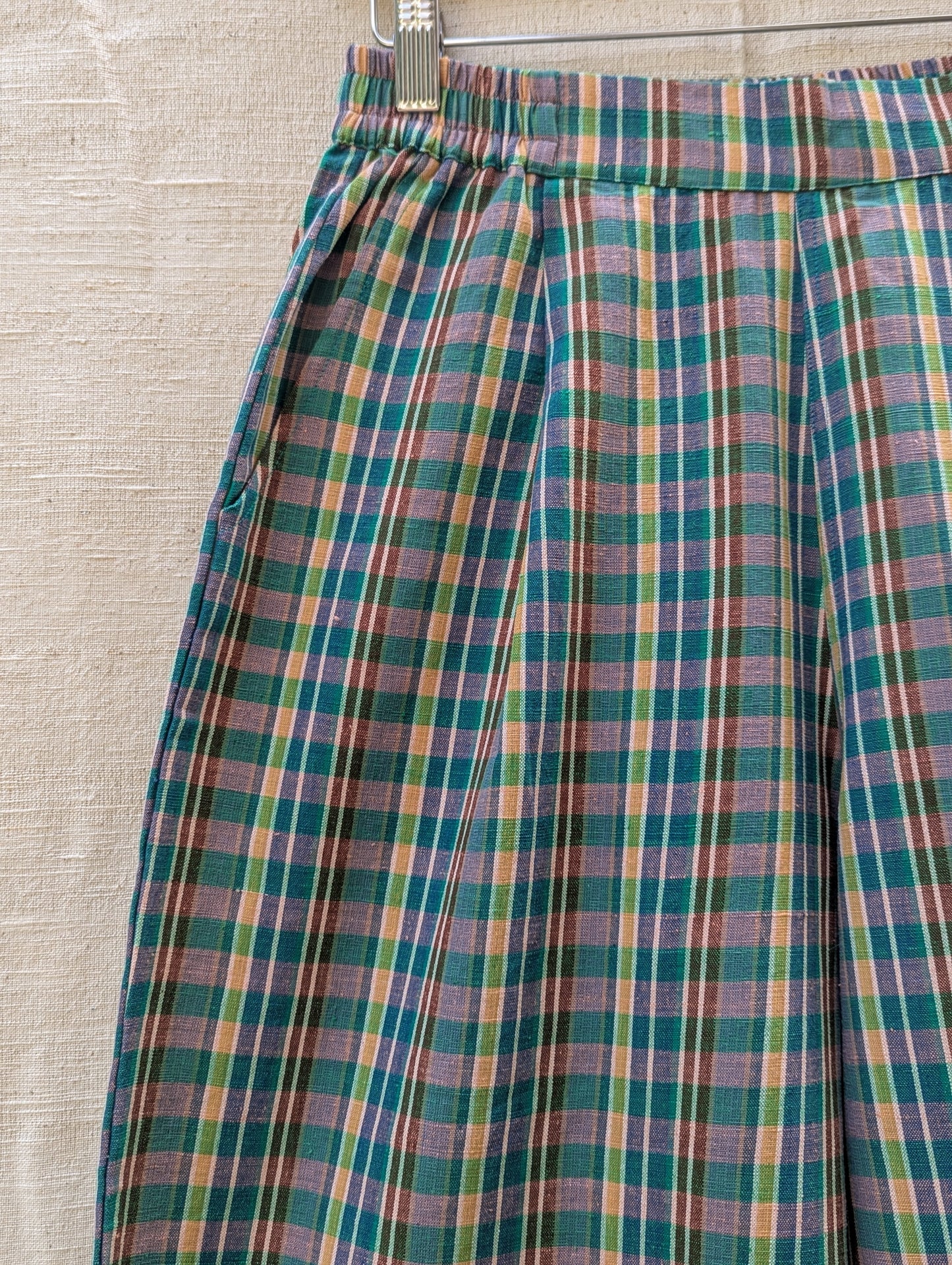 NEW  Mayur Checks Mala Trousers