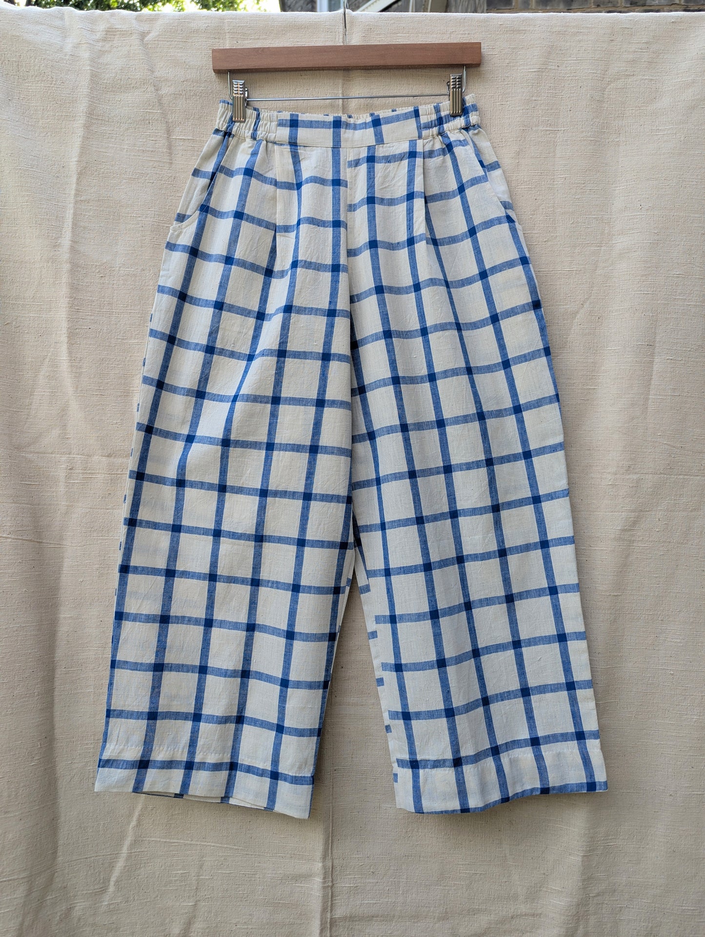 NEW Windowpane Checks Mala Trousers