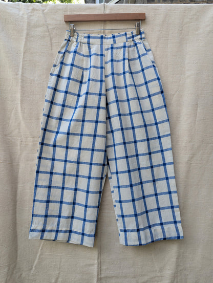 NEW Windowpane Checks Mala Trousers