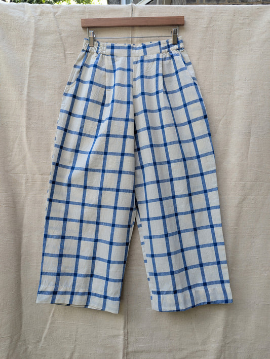 NEW Windowpane Checks Mala Trousers