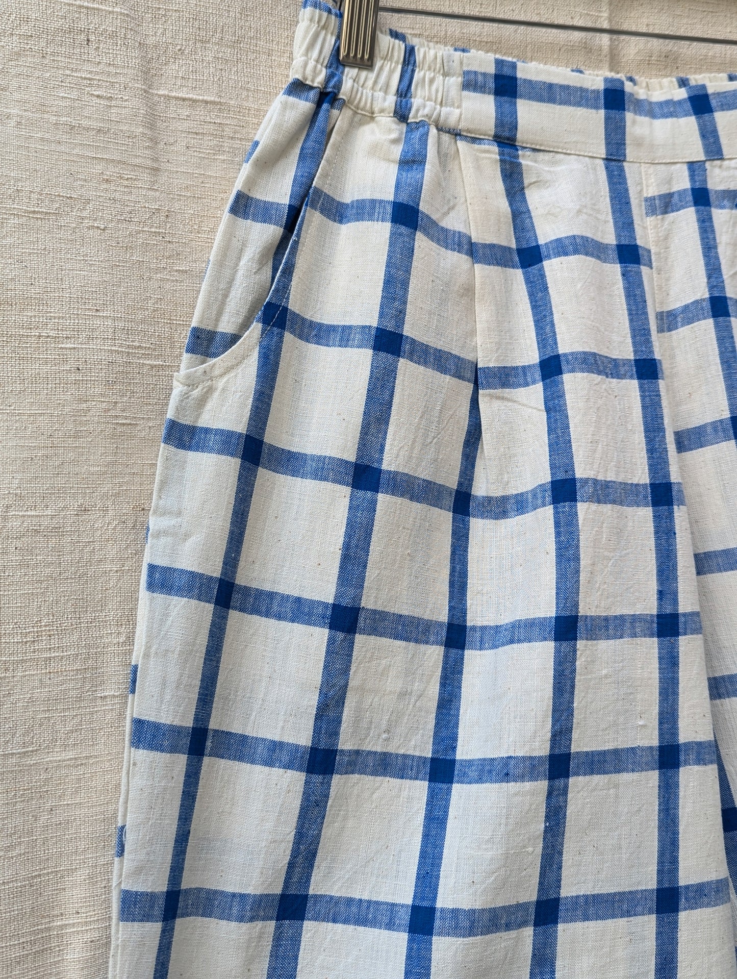 NEW Windowpane Checks Mala Trousers