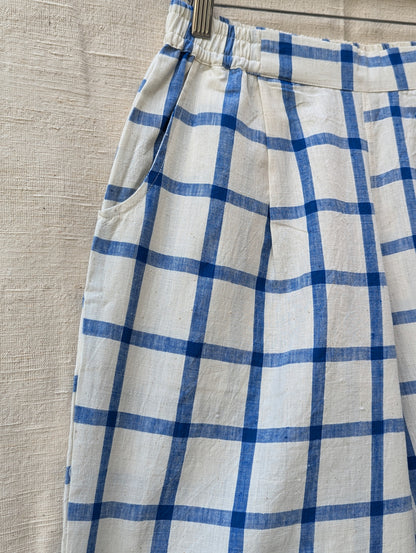 NEW Windowpane Checks Mala Trousers
