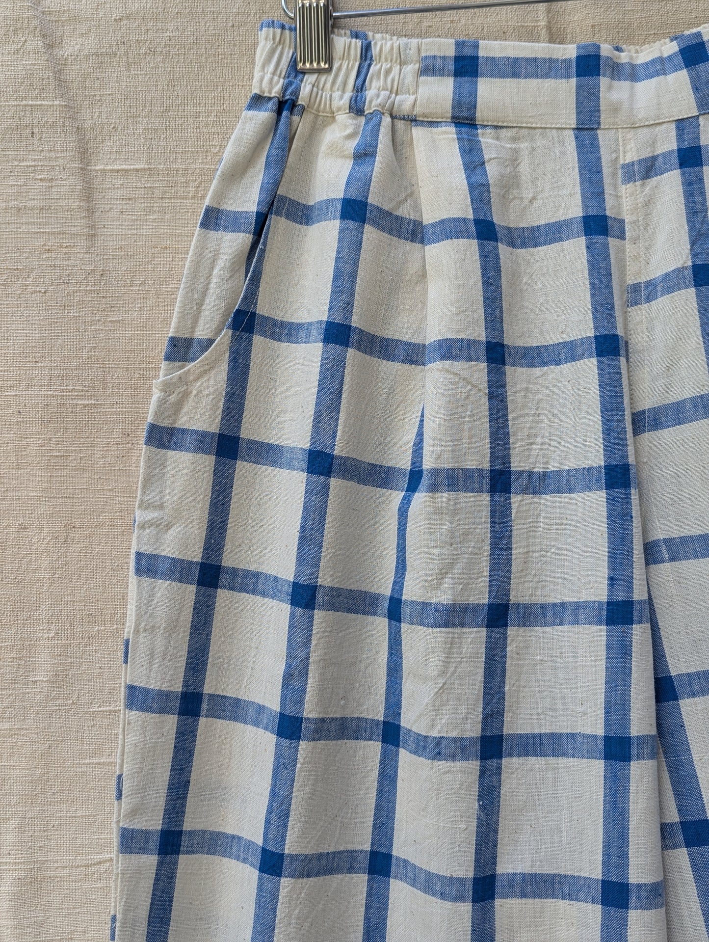 NEW Windowpane Checks Mala Trousers