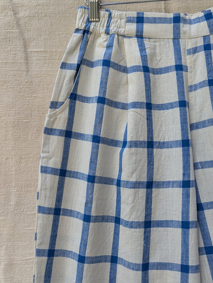NEW Windowpane Checks Mala Trousers
