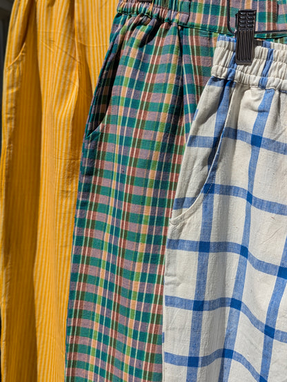 NEW Windowpane Checks Mala Trousers