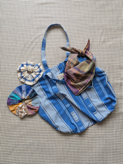 Everyday Bags - Cobalt  Blue Stripes