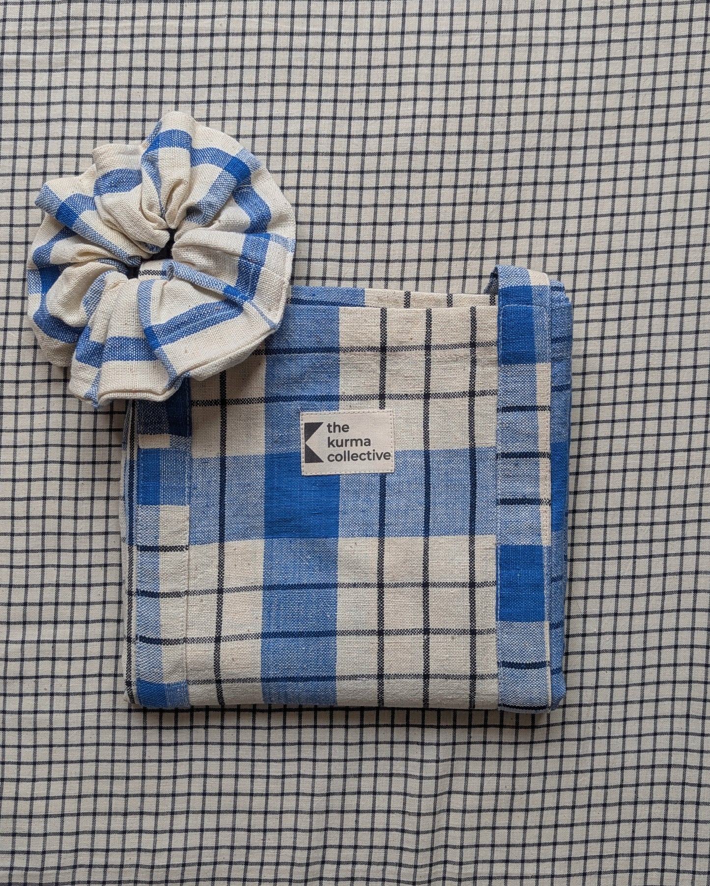 Everyday Bags - Blue/Ecru Checks