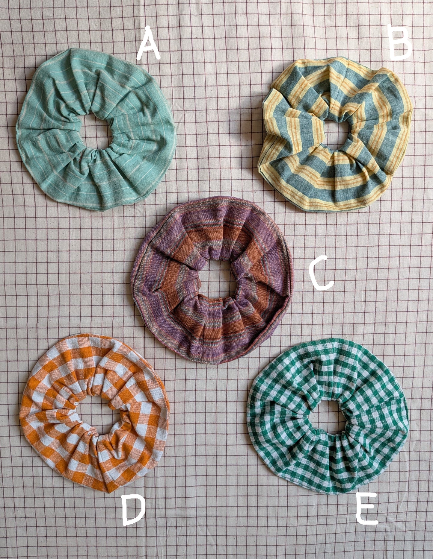 Handloom Scrunchies Large