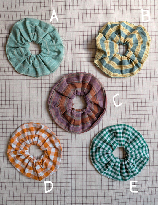 Handloom Scrunchies Large