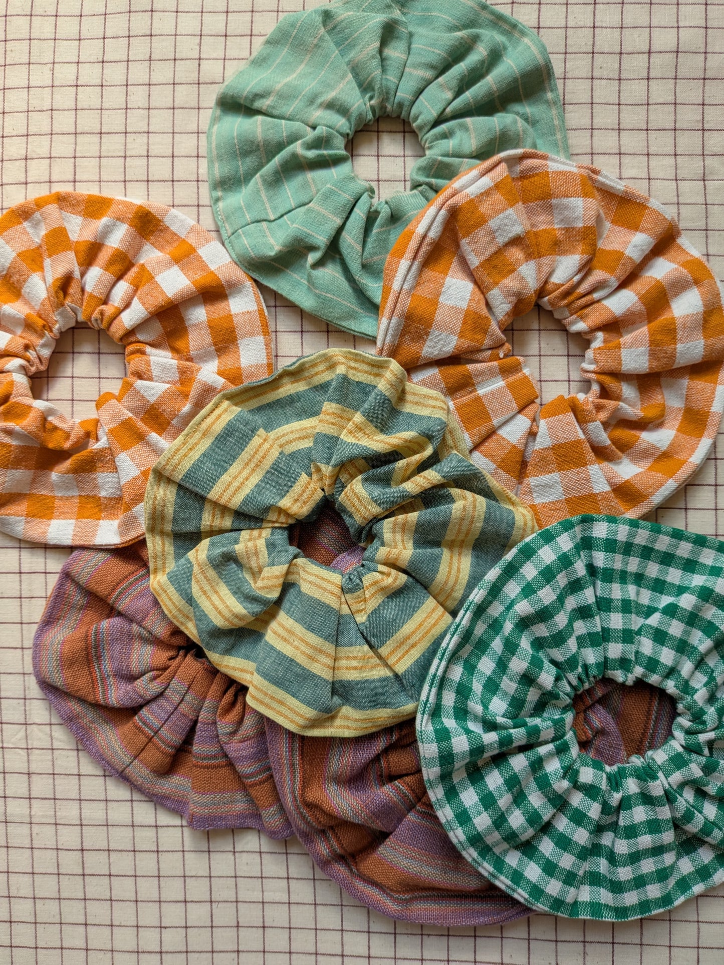 Handloom Scrunchies Large