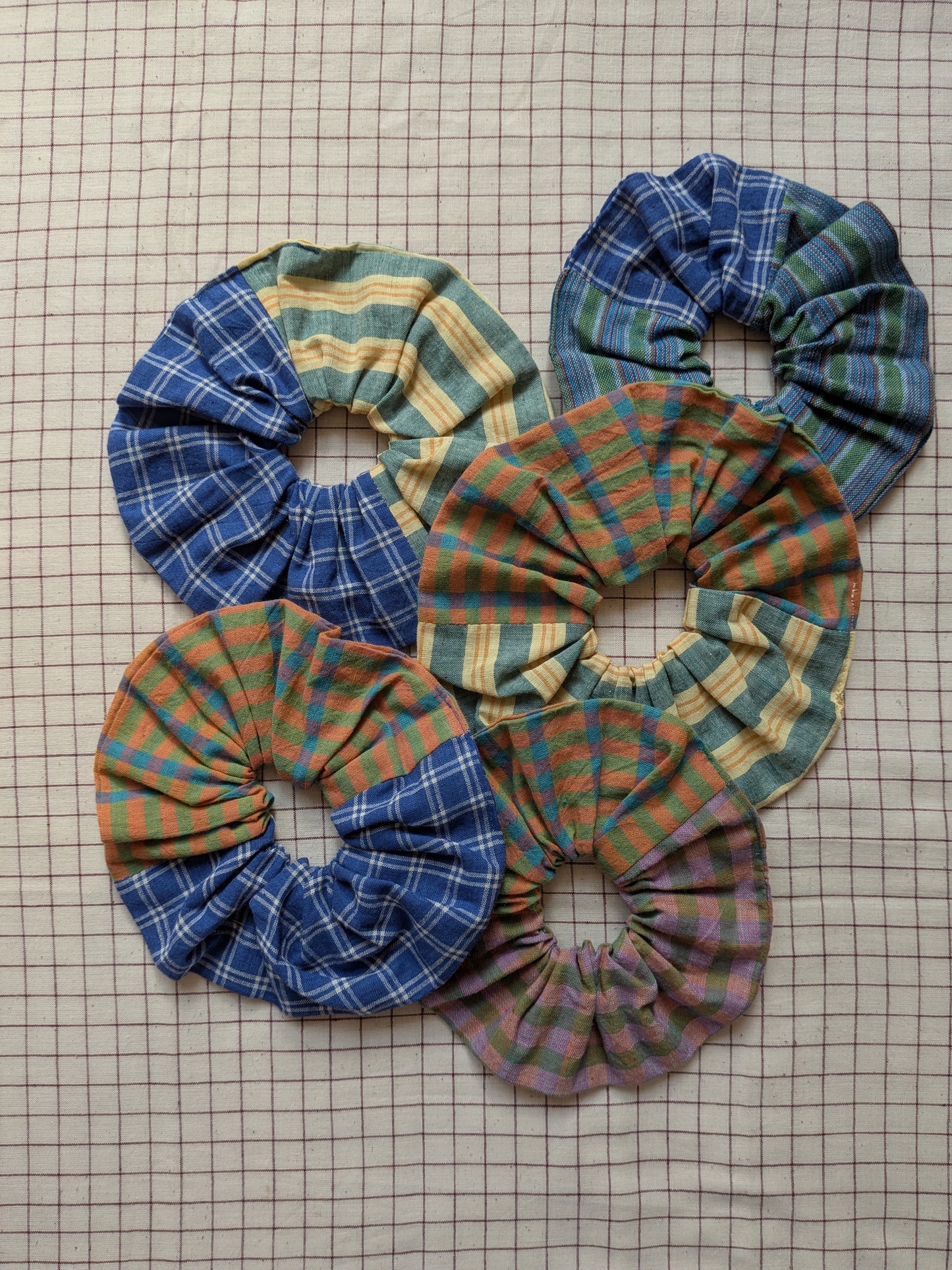Patchwork Scrunchies Large