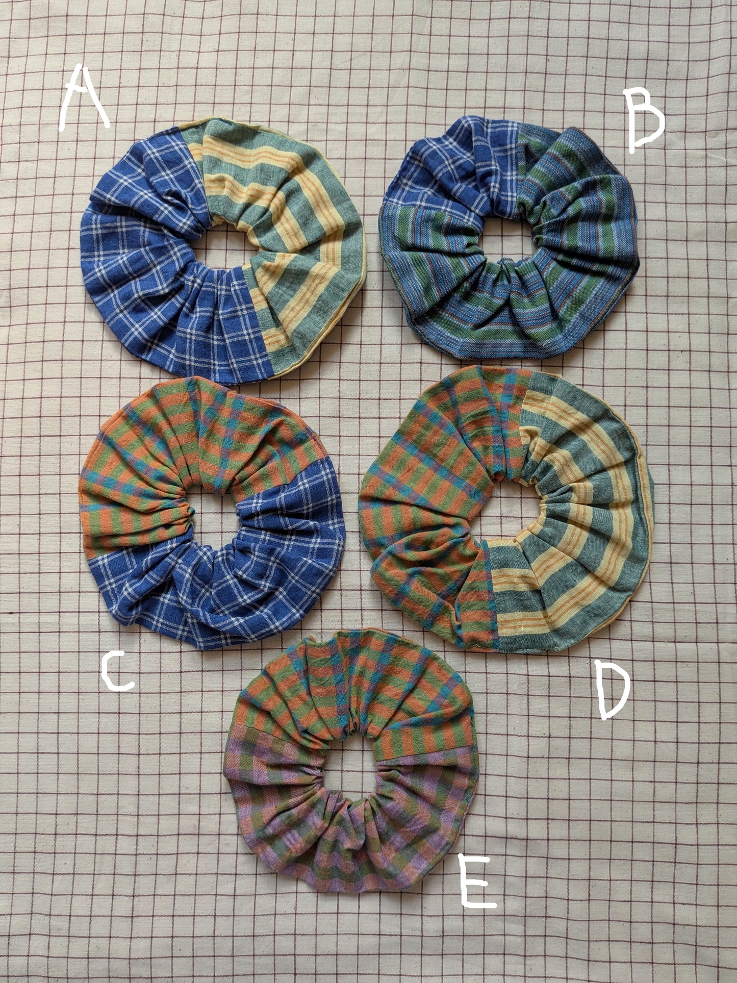 Patchwork Scrunchies Large