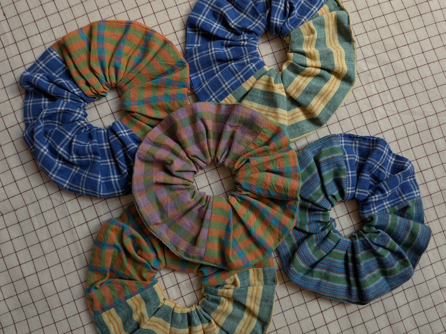 Patchwork Scrunchies Large
