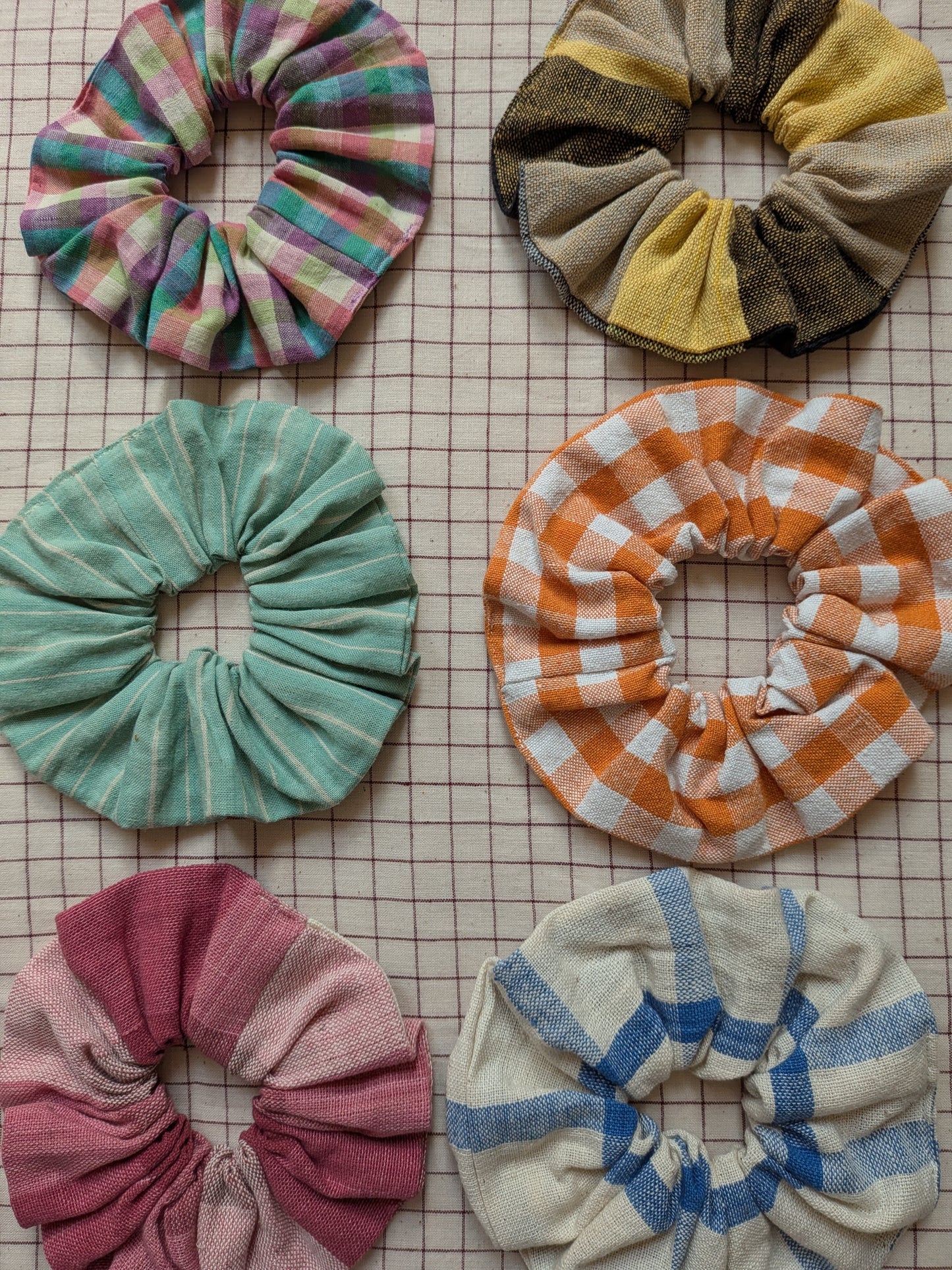 Handloom Scrunchies Medium/Small