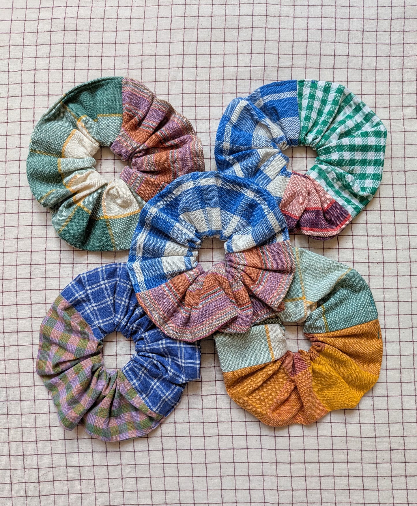 Patchwork Scrunchies Medium/large