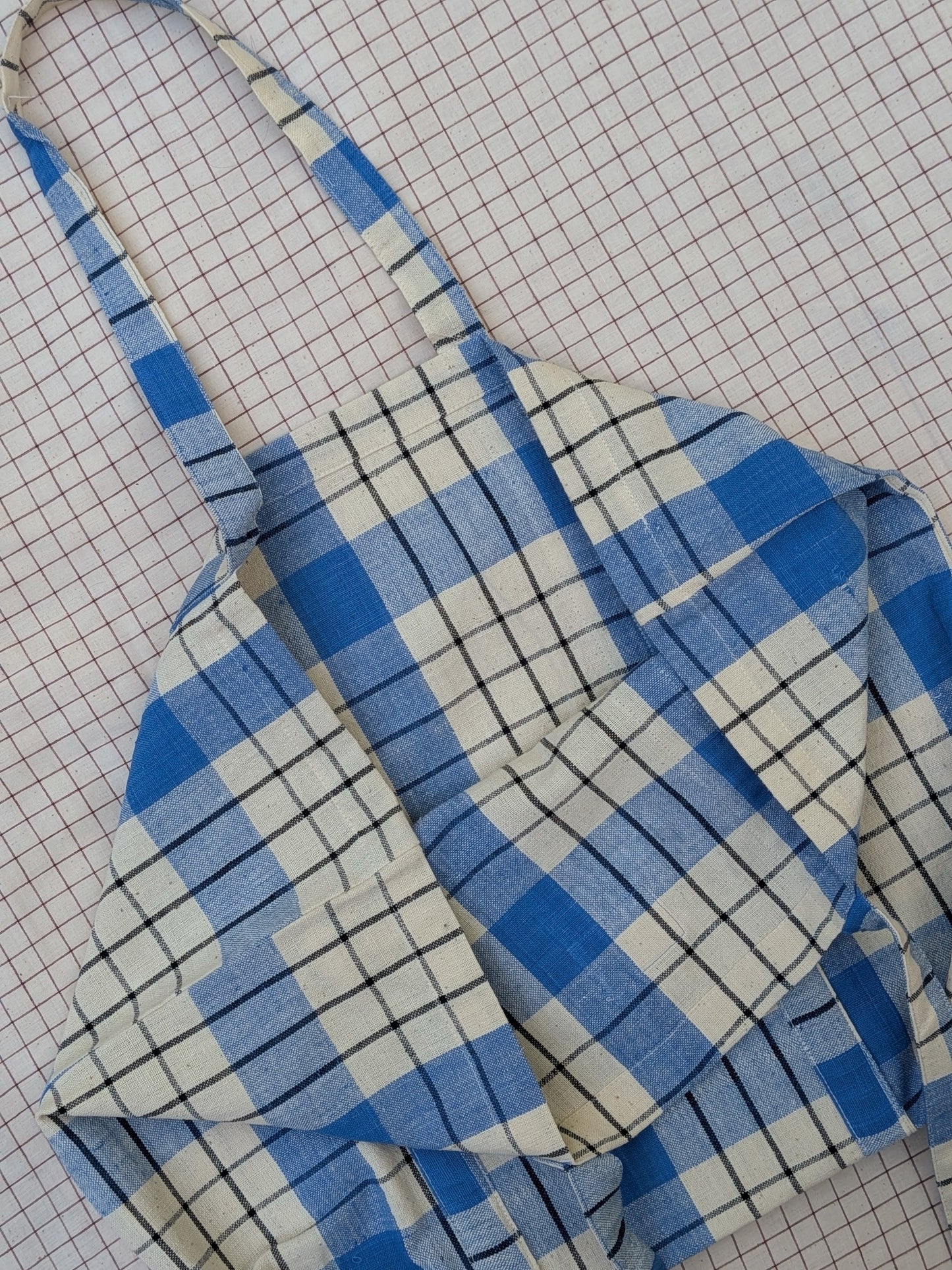 Everyday Bags - Blue/Ecru Checks