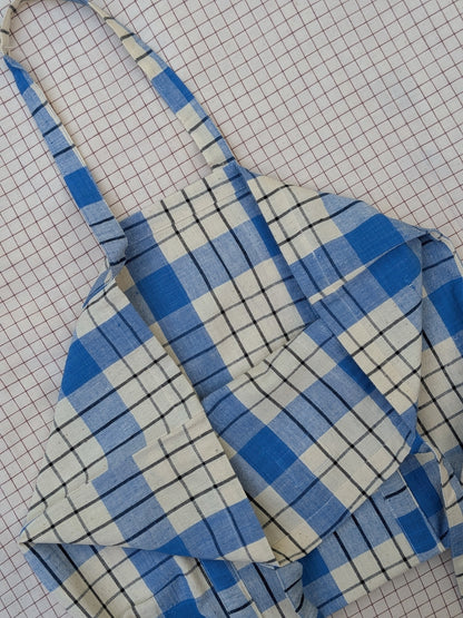Everyday Bags - Blue/Ecru Checks