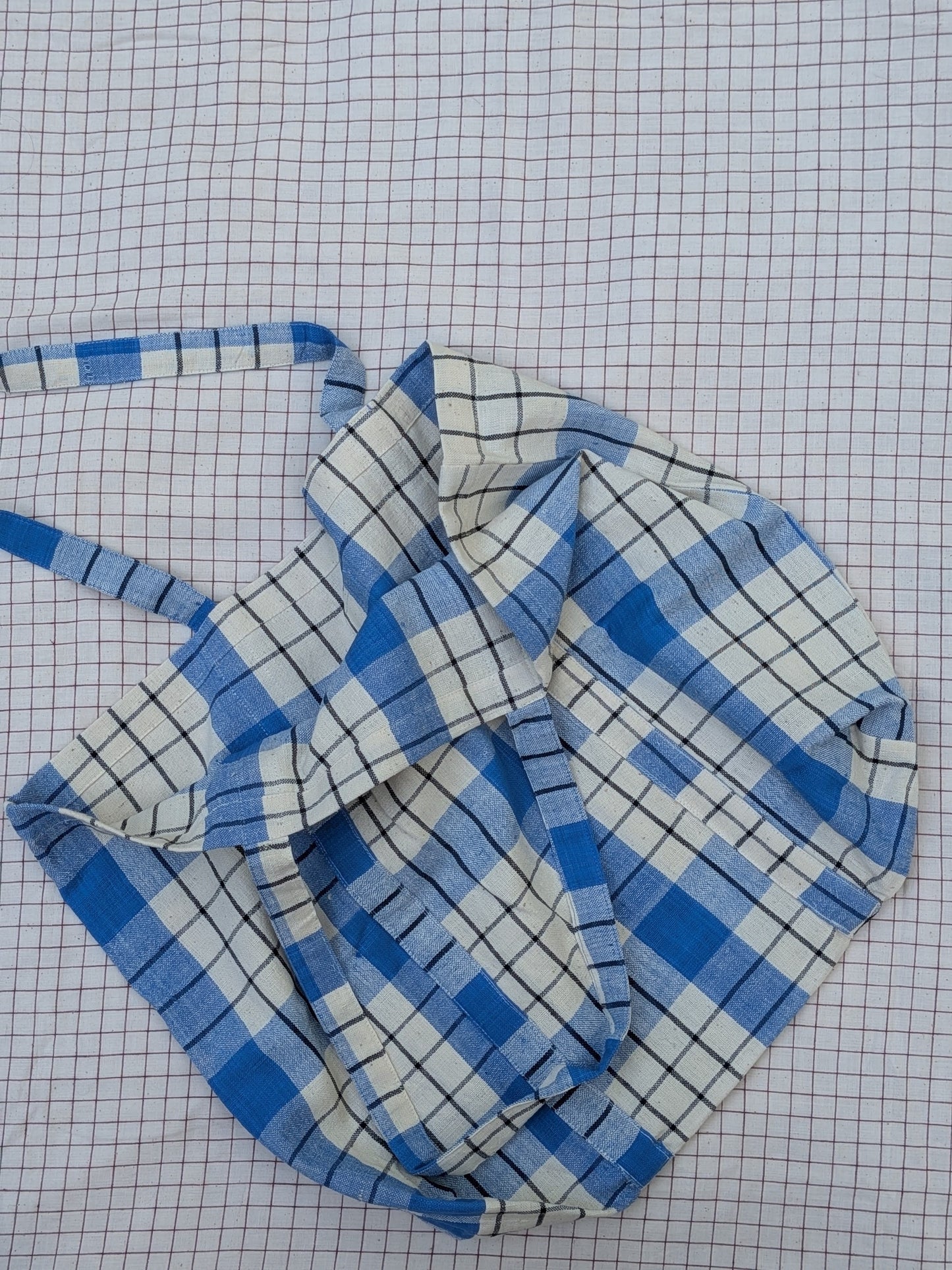 Everyday Bags - Blue/Ecru Checks