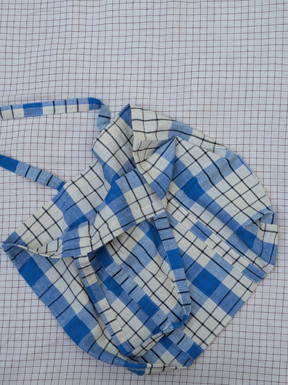 Everyday Bags - Blue/Ecru Checks