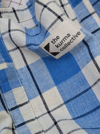 Everyday Bags - Blue/Ecru Checks