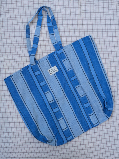 Everyday Bags - Cobalt  Blue Stripes