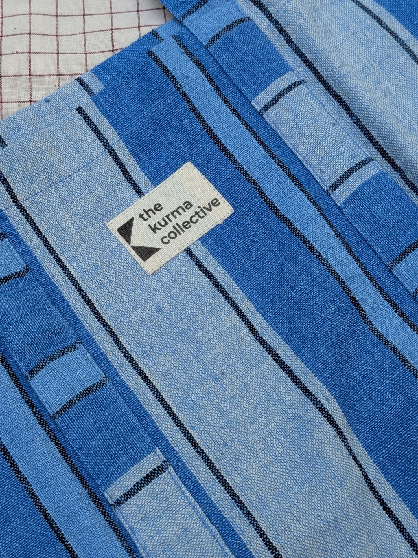 Everyday Bags - Cobalt  Blue Stripes