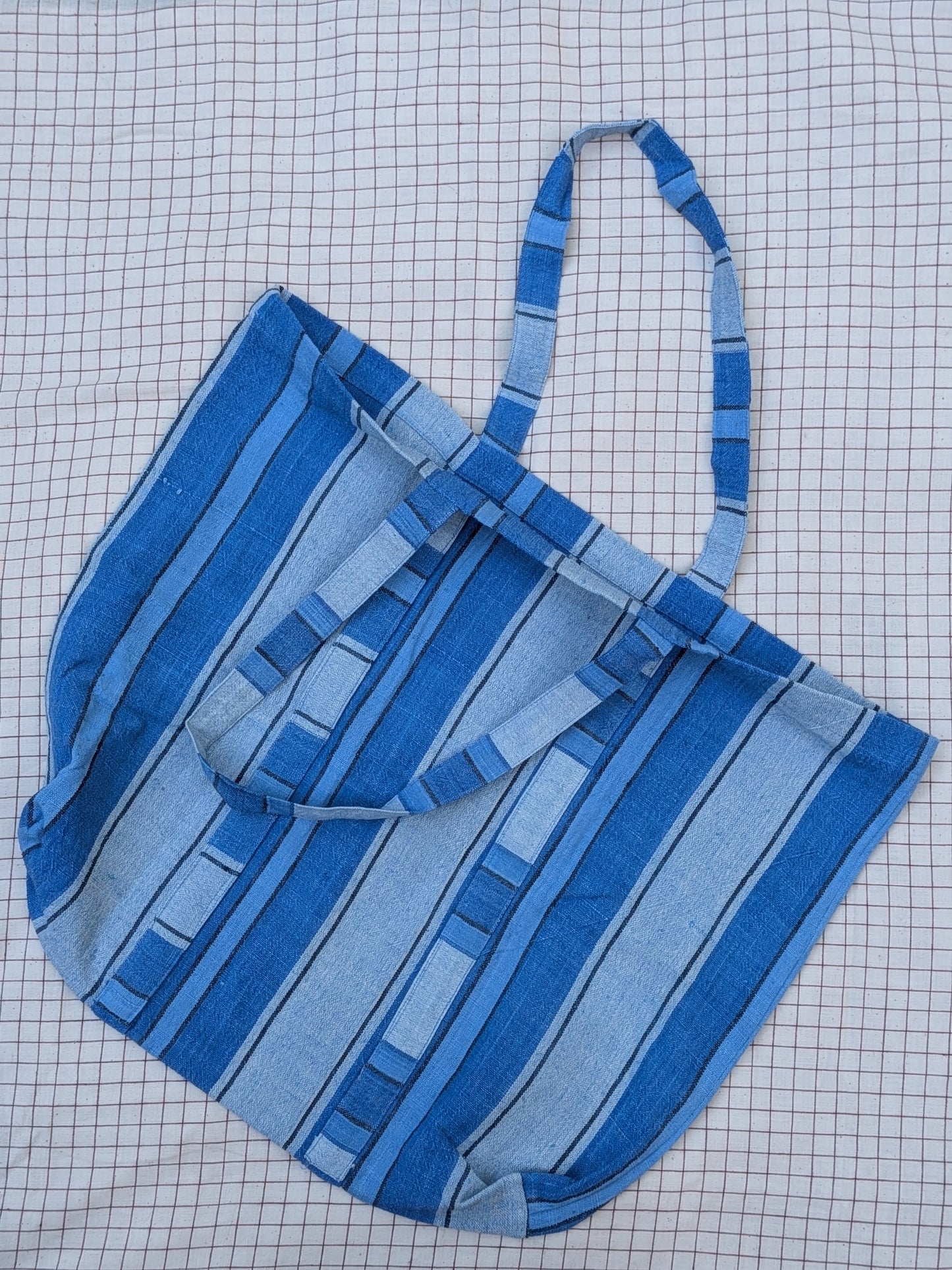 Everyday Bags - Cobalt  Blue Stripes