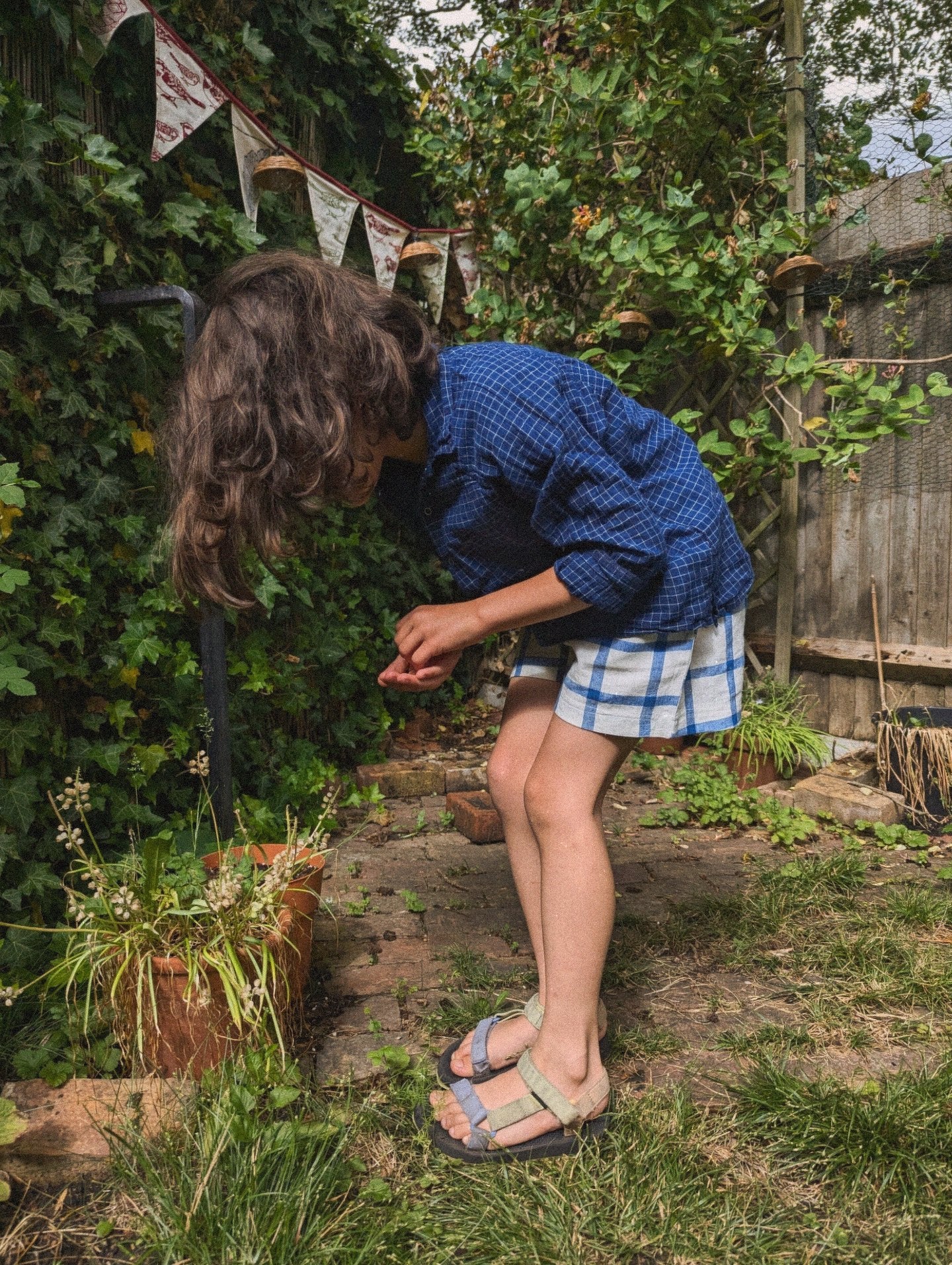 NEW Windowpane Checks Kurma Kids Shorts